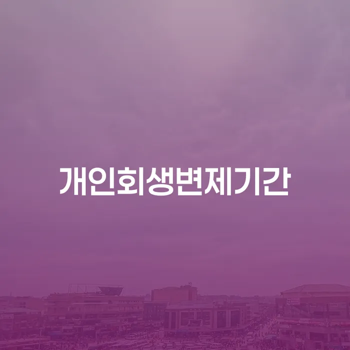 독촉 개인회생 문제해결방법 믿고 진행 할 수 있는