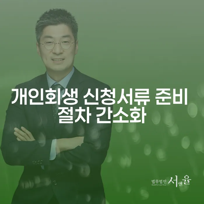개인회생 신청서류 준비 절차 간소화, 어떻게 해야 할까요?
