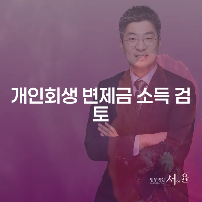 개인회생 변제금 소득 검토의 핵심은 무엇인가?