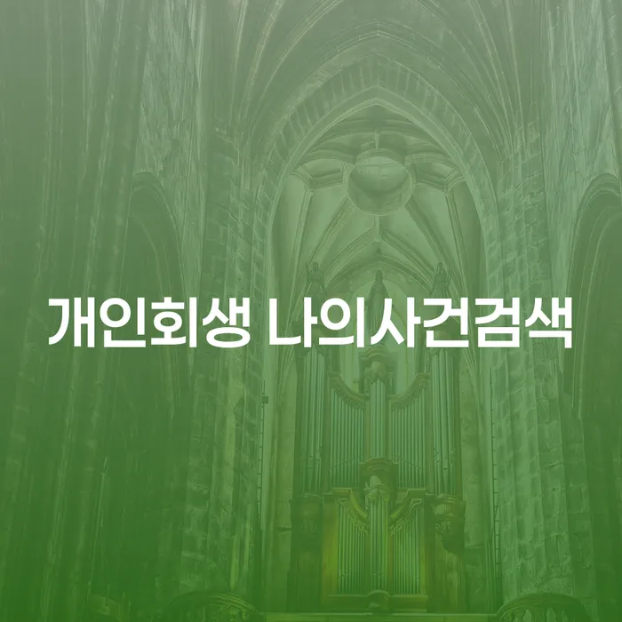 개인회생 나의사건검색과 개인파산건강보험, 이해하고 활용하기